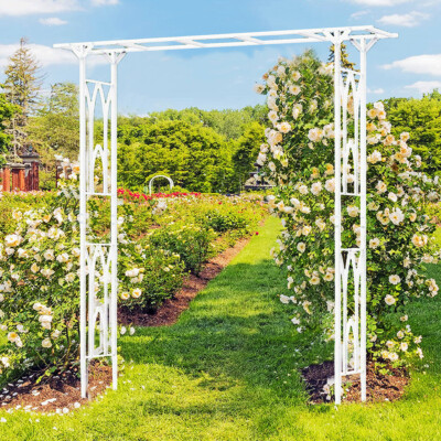 Rosenbogen Kiefernholz 138x58x230cm - Rankgitter Gartenbogen Imprägniert