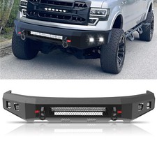 Steel Front Bumper Assembly Fits Ford F-150 2009-2014 Wled Lights