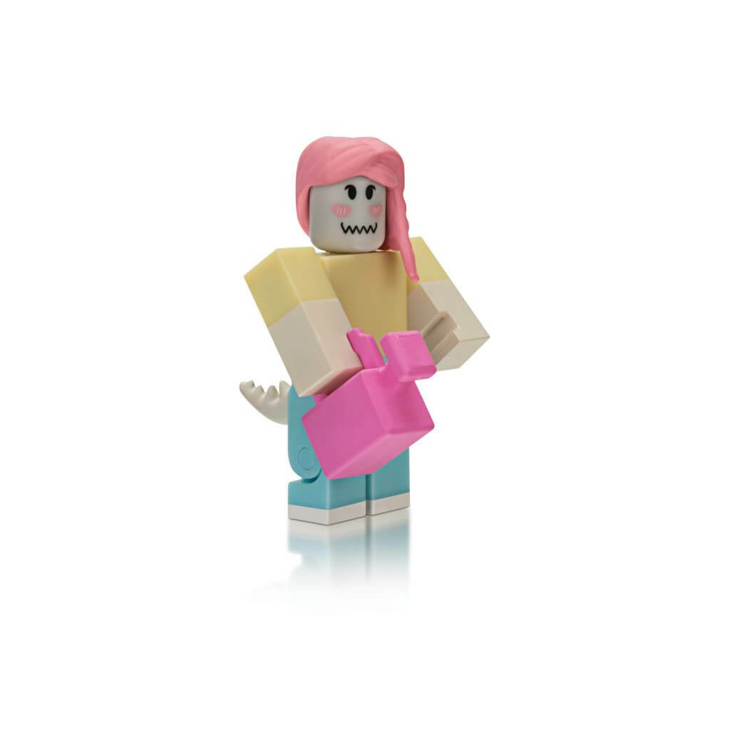 Roblox Girl Guest W/ Pink Hair Series 1 Mini Figure 2.75” Toy