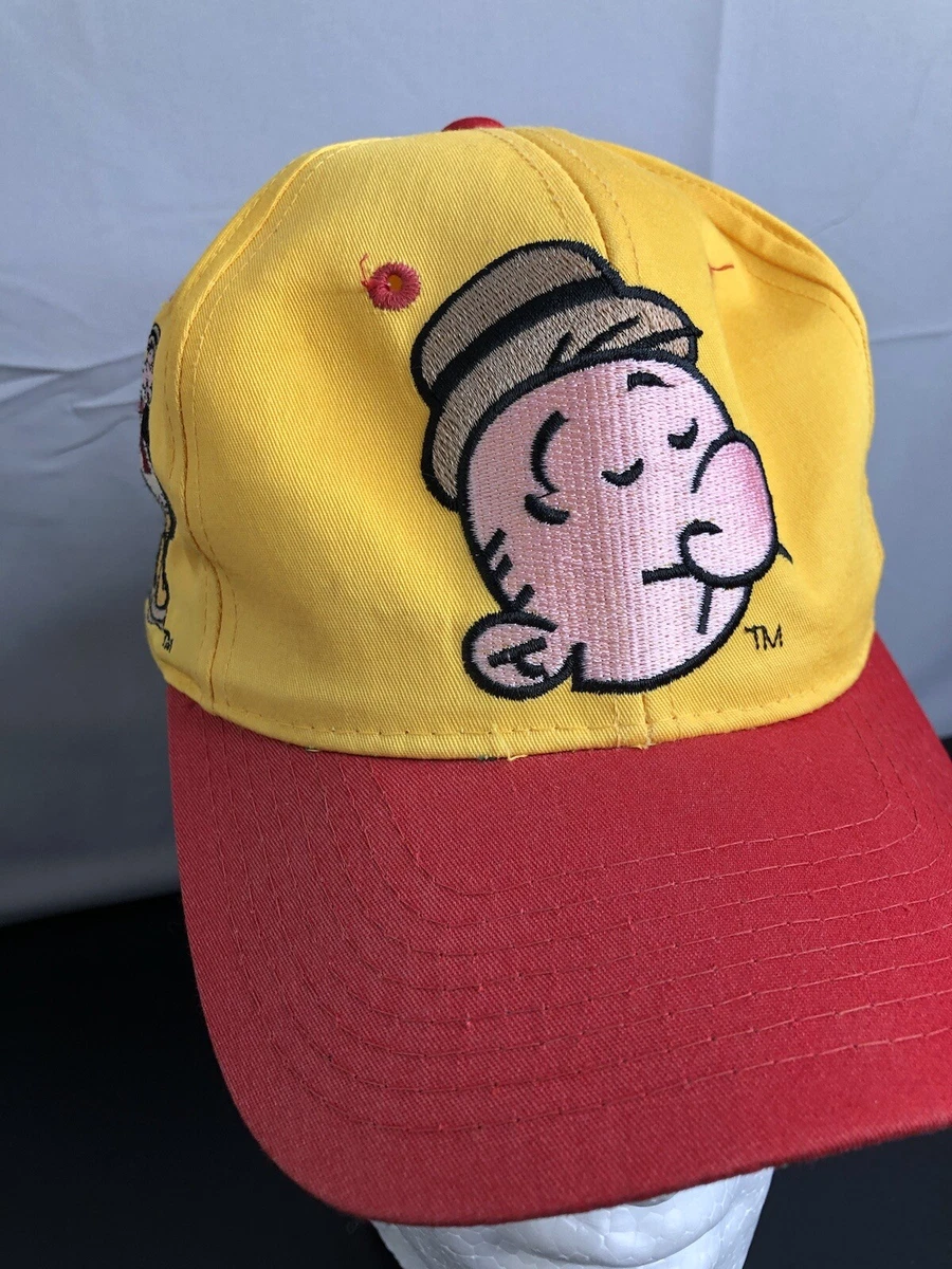 Popeye Wimpy Hat Vintage 1993 - King Features Syndicate - American Needle Yellow