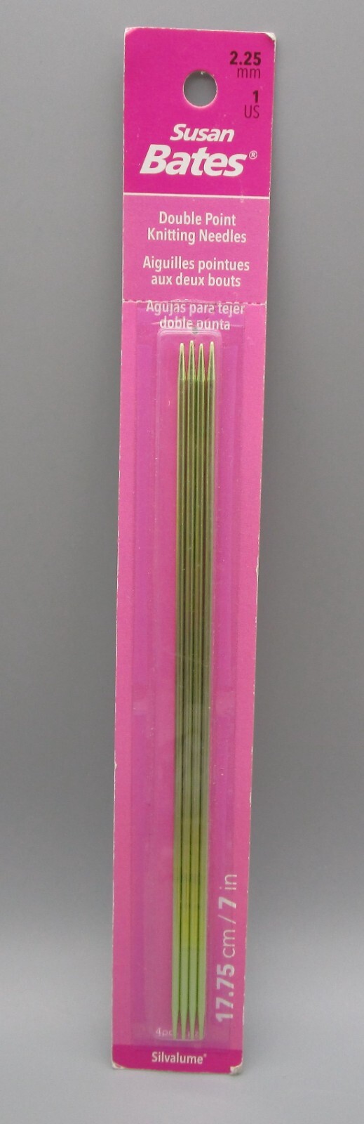 14 Gauge Needle Susan Bates Silvalume Knitting Needles - 14 Inch 2.25mm  Single Point Aluminum Needles 14 Inch Knitting Needles US 1