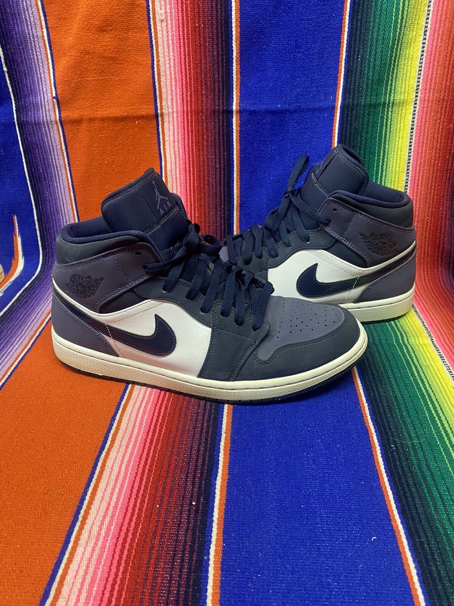 Nike Air Jordan 1 Obsidian Sanded Purple Mids Men&rsquo;s Size 11 US | eBay
