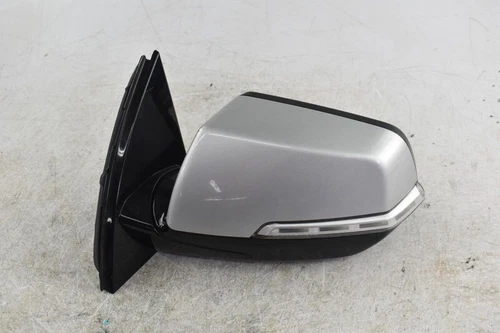 2018-2019 Chevrolet Traverse Left Driver Side View Door Mirror Power Silver Oem