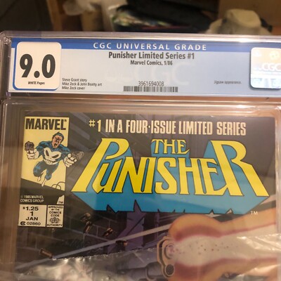 Marvel 25th anniversary Punisher mini series Limited Series #1-#5