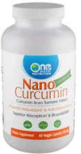 One Planet Nutrition Nano Curcumin Capsules - 500 mg (60 Count) - Extra Strength