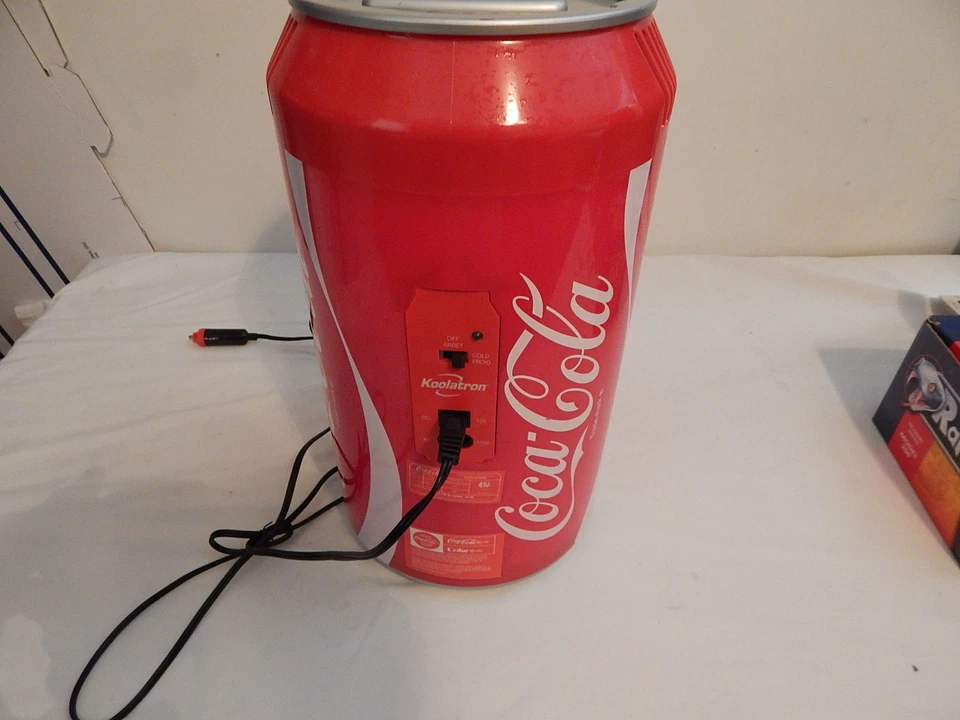 Coke Cola mini fridge 12VDC Personal Thermoelectric Koolatron Portable - Image 3 of 3