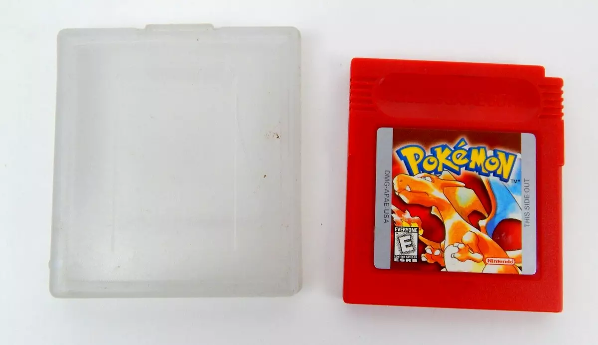 Pokemon Red Version with Case Nintendo GameBoy Japan