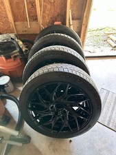 DUB S259 GOAT 20x9 5x5/127 35mm Gloss Black Wheels Rims Set Of 4 With Tires