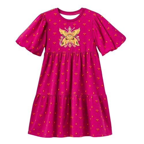 TOGA PULLA 2024SS Flower Jacquard Dress One Piece 40 Pink Womens