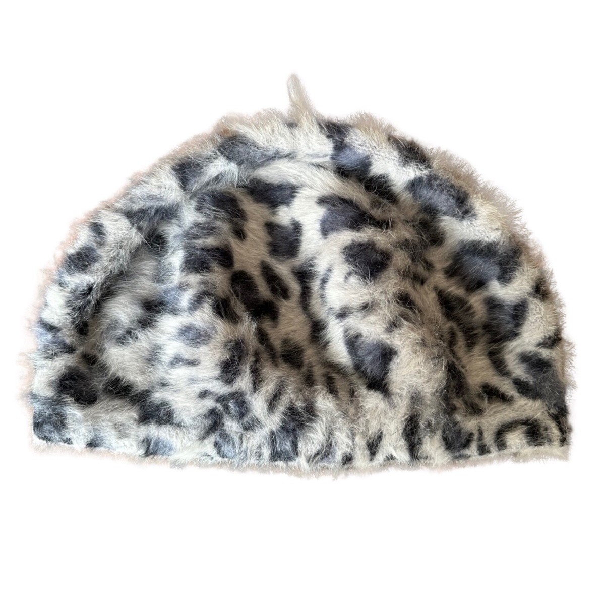 Hermès Beret in Animal Print Polyester Leopard wool beret - Camel print main image 2