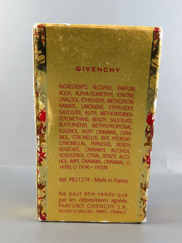 VTG NEW Givenchy Paris Organza EDP PERFUME MINI 5ml .17oz BOX IS PRETTY WORN - Image 4 of 4