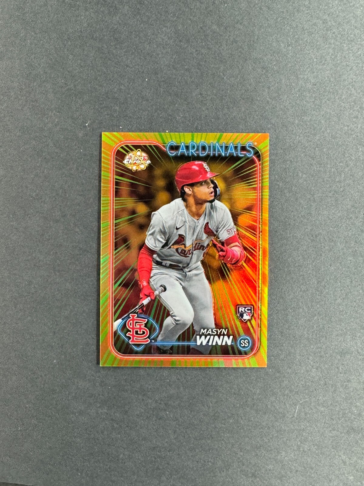 Masyn Winn 2024 Topps Chrome Radiating Rookies RC #RR-9 Cardinals