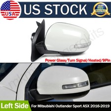 Left Rearview Mirror Assembly w/ Signal For Mitsubishi Outlander Sport ASX 14-19