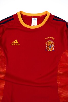 Adidas Vintage 00s ClimaLite 2002 Spain Soccer Team 10 Tristan