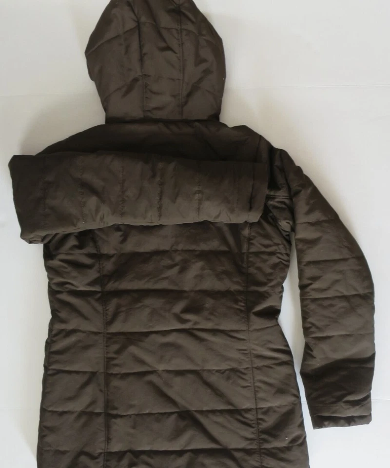 Abrigo Parka de Invierno Lands End Niños Chaqueta Forrada Sherpa Con Capucha Marrón Talla 16 Foto 3 de 4