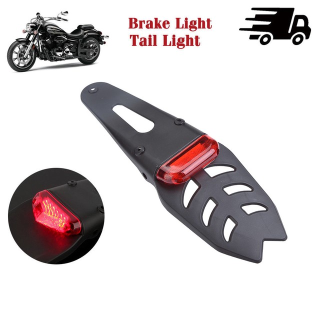 Motorcycle Dirt Bike LED Fender Turn Signal Light Brake Tail Rear Light