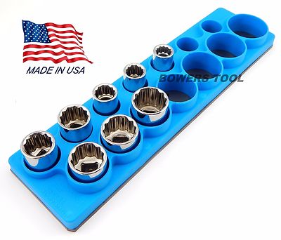 Mechanics Time Saver 37 Slot 1/4 In Magnetic Hex Bit Holder Organizer MTS USA EB - Foto 4