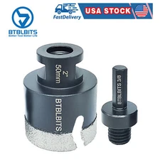 2" 50mm Diamond Drilling Core Bit Hole Saw Set for Tile Porcelain Ceramic Cutter