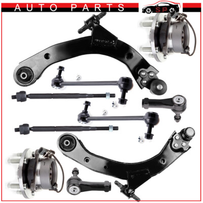 10x Front Ball Joint Tie Rod Wheel Bearning Hub For 05-10 Chevrolet Cobalt