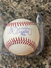 AL BUMBRY  BALTIMORE ORIOLES 1973 AL MVP RARE  SIGNED OFFICIAL  MLB BASEBALL