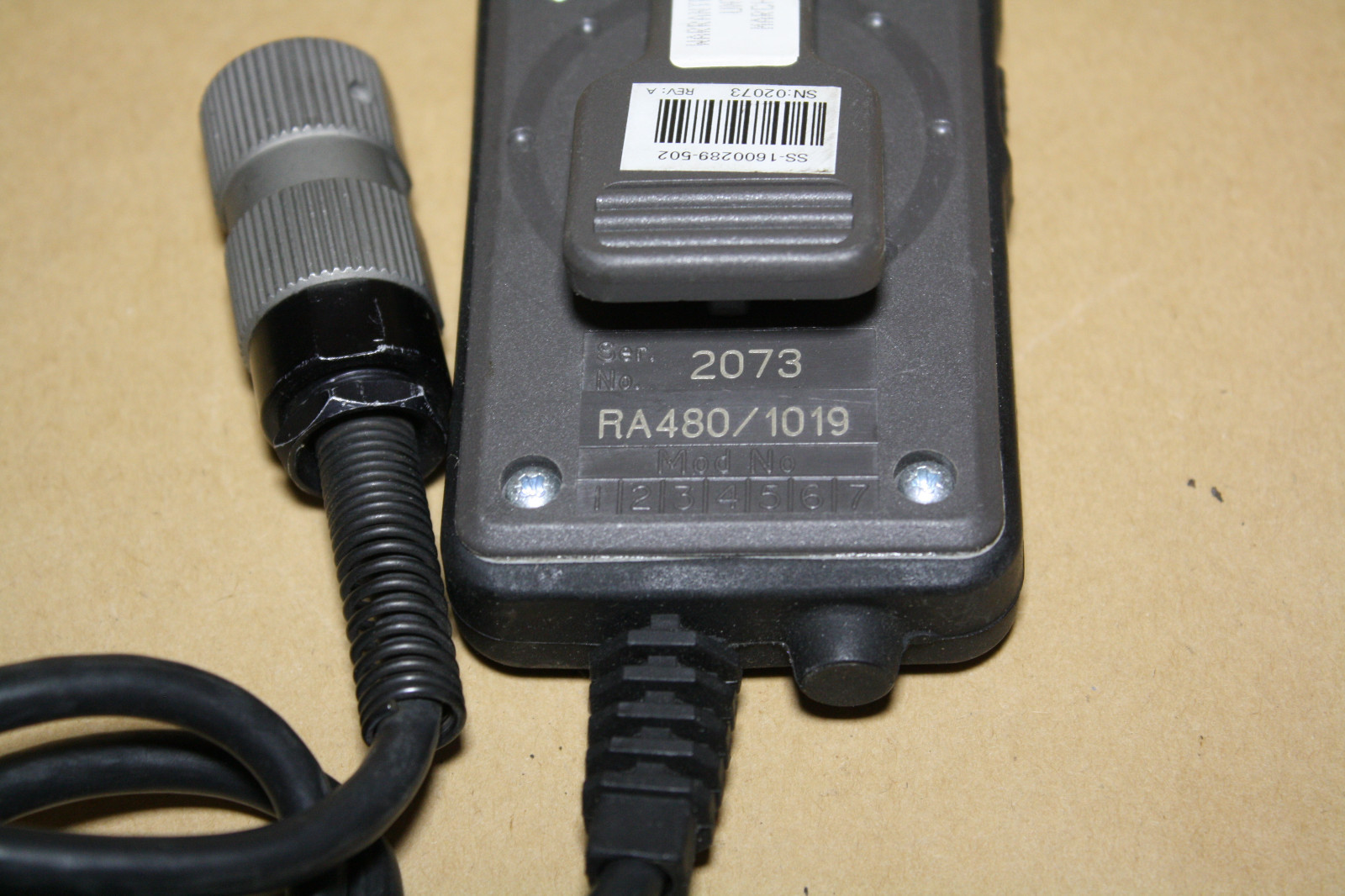 Racal RA480 RA480/1019 Military Radio Speaker MIC For PRC-139 and PMR ...