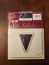 Vintage Hanes Silk Reflections Style 718 Sz AB Barely Black Control Top 