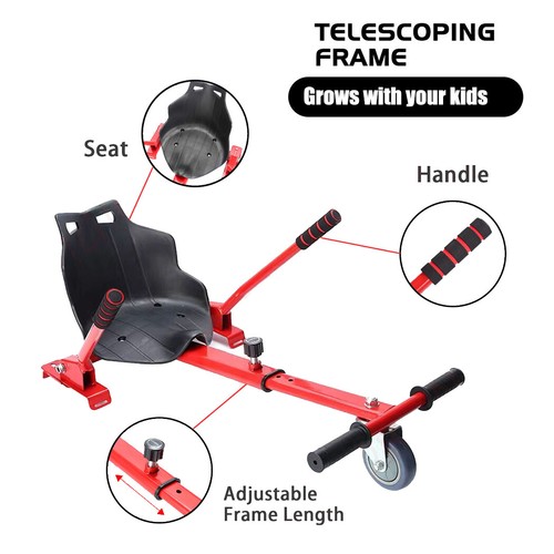 AU Hover Kart Go Kart Adjustable Holder Stand Seat Balance Hoverboard Gift - Picture 4 of 12