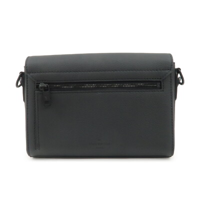 ルィビィトン Authentic Louis Vuitton Aerogram Takeoff Messenger PM Bag Noir