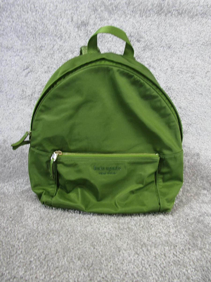 Kate spade olive green backpack hotsell