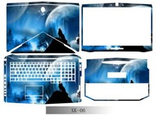 Dazzle Laptop Protector Leather Skin Stickers For Alienware M17x R5 2014