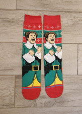 NEW! ELF Socks Will Ferrell Socks Funny Socks Christmas Socks Xmas men's women's