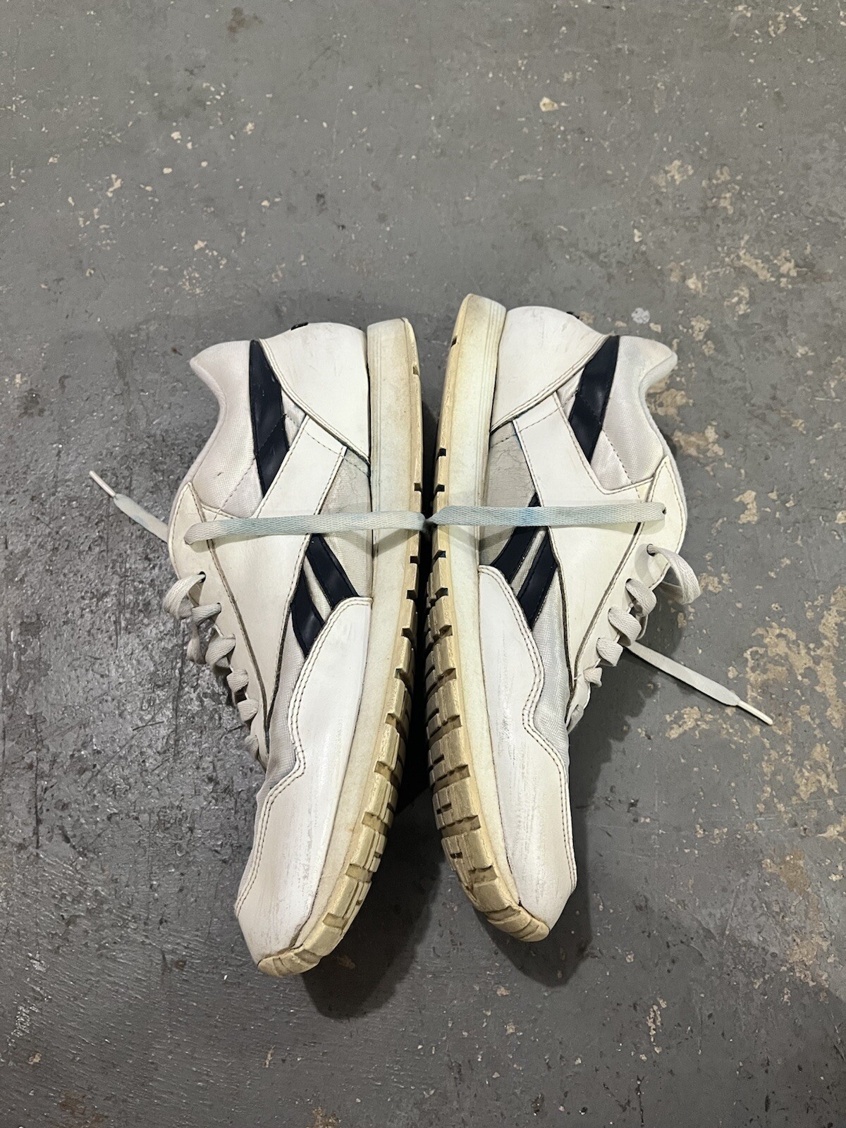 Vintage 90’s White Reebok Basic Trainer Athletic … - image 5