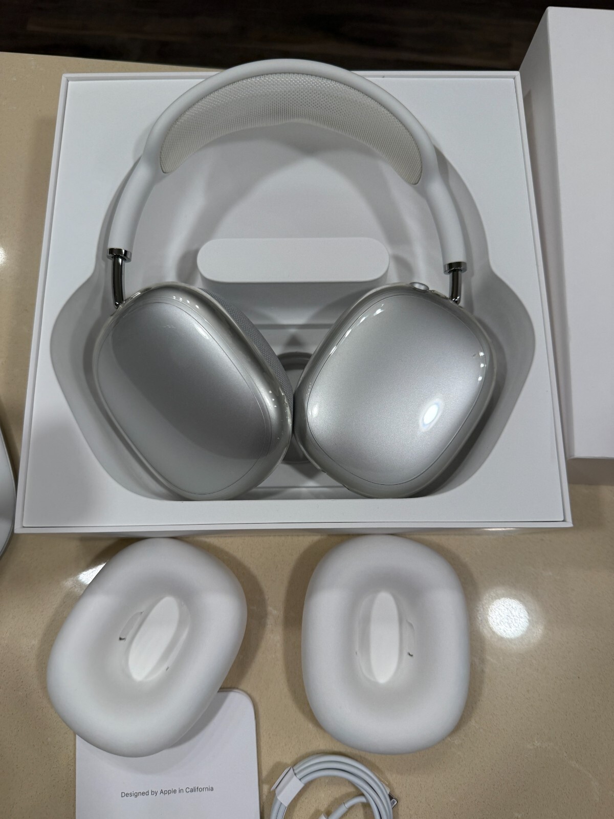 AirPods Pro Max Wireless Headphones in Sleek Silver - Noise Cancelling & Spatial Audio-image