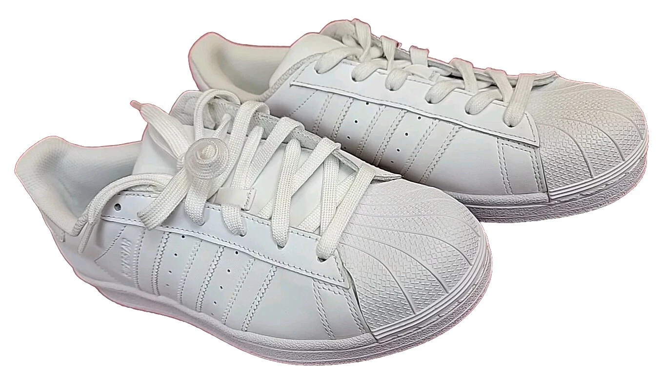 Adidas Grade School Superstar J Wh Wh Wh EF5399 B23641 USATE TAGLIA 7