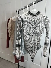 set of 5 pieces,blouses, dresses, multi-brand, multi-colored. size S (c80)