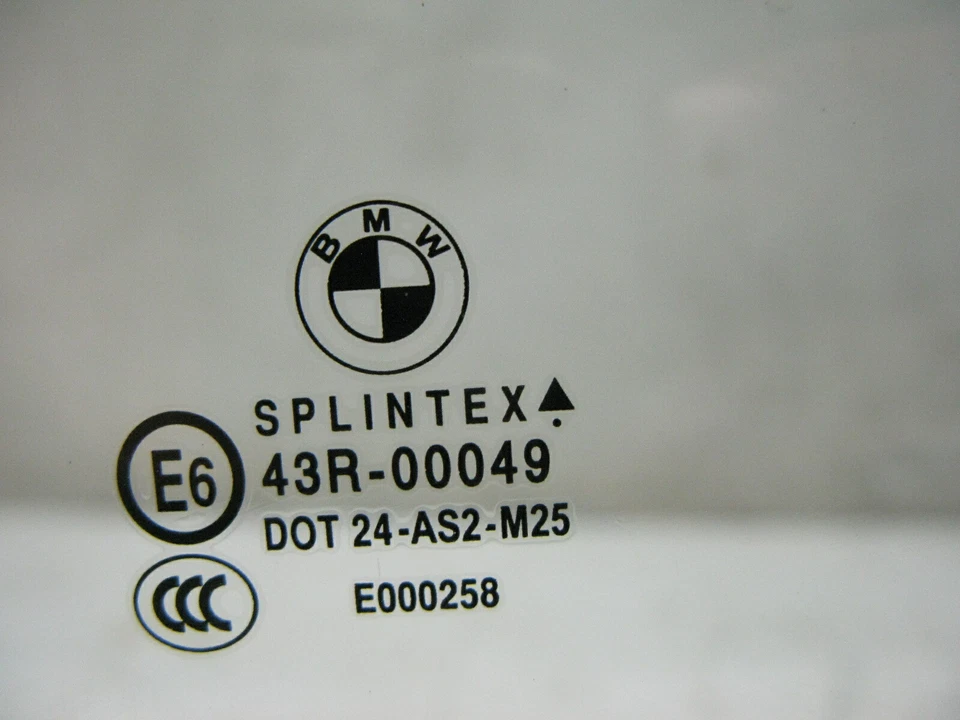 Cristal ventana puerta trasera izquierda bmw e60 530i 525i 545i 535i 550i M5 528i 04-10 Foto 2 de 2