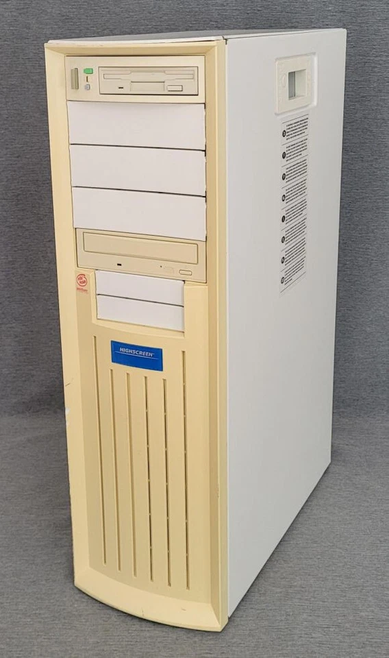 Vobis Highscreen Big Tower DOS Gaming Retro PC Pentium-S 166 A-Trend ATC-2000 MB - Bild 2 von 4