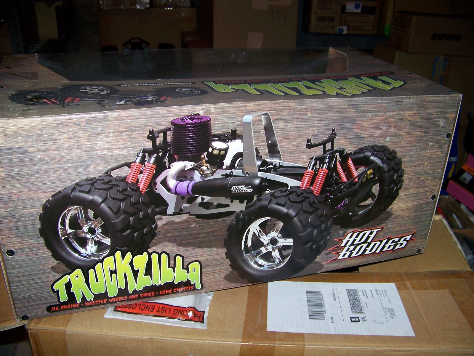 Hot Bodies Truckzilla Kit For HPI Savage 21, 25, SS rc monster truck