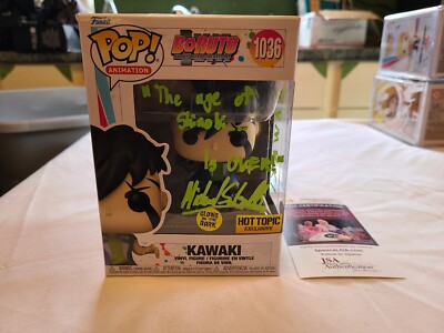 Funko Pop! Animation 1036 Naruto BORUTO KAWAKI Figure Signed New Hot Topic