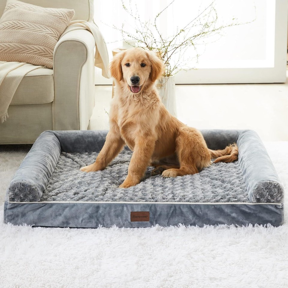 Dog Beds for Large Dogs, Orthopedic Dog Bed for Medium Large Dogs,Big
