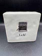 Rae Dunn Read Ceramic Block