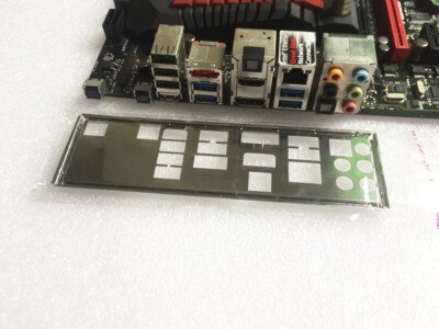 Backplate For   M5F Maximus V Formula Motherboard IO   plate i/o #E3