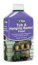 Vitax - Liquid Feed For Hanging Baskets - 1L 10.80 per litre