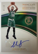 2016 Immaculate Gold Marcus Smart Auto #/10 SSP Modern Marks Celtics Grizzlies