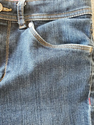 L.L. Bean Brand Girl's Size 10 Denim Blue Jeans Dark Wash Pants - Picture 2 of 6