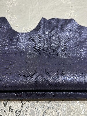 LEDERFELLE, HELLE, NAPPALEDERFELLE,,, METALLIC OCEAN BLUE--VRb
