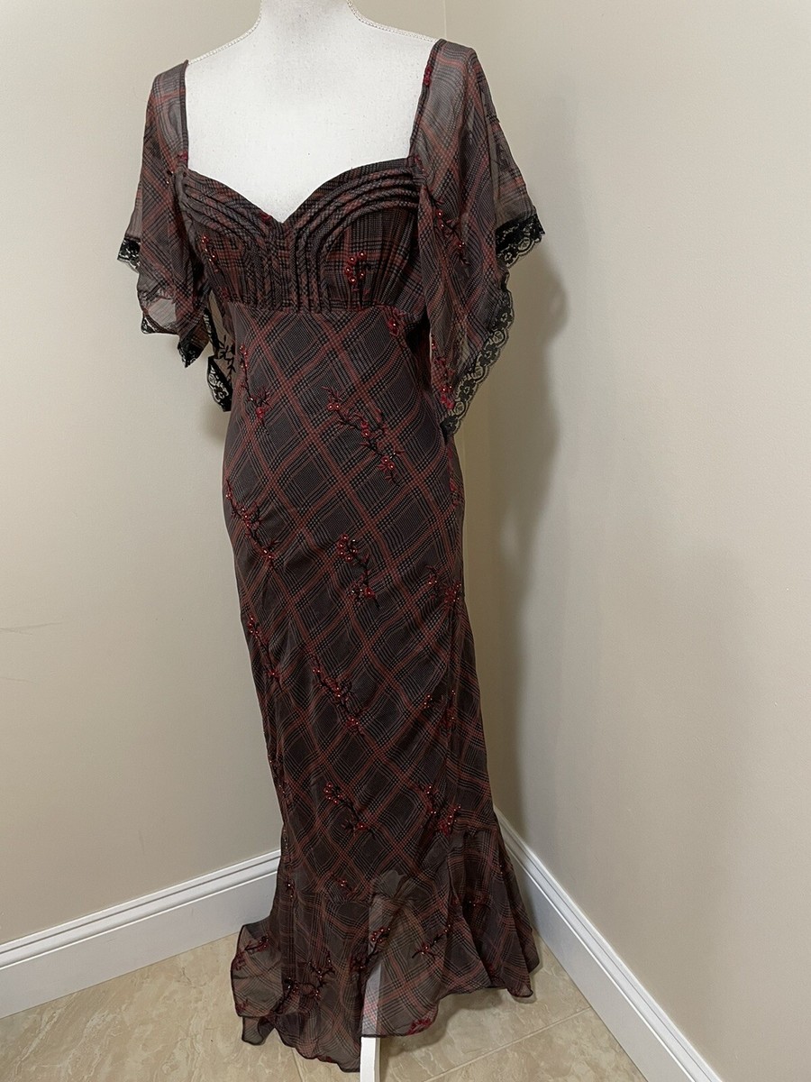 NWT Free People Fallen Flowers Midi Dress size 4 Retail $298 | eBay