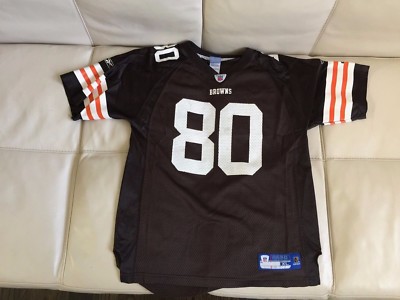 CLEVLEND BROWNS WINSLOW JERSEY, #80, SIZE YOUTH XL