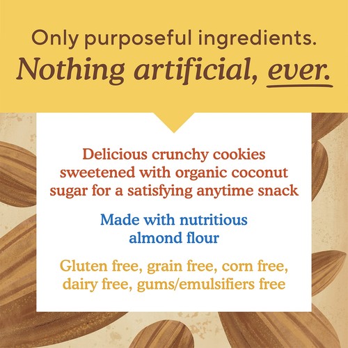 Simple Mills Almond Flour Crunchy Cookies Chocolate Chip - Gluten Free Vegan ... - Picture 2 of 6