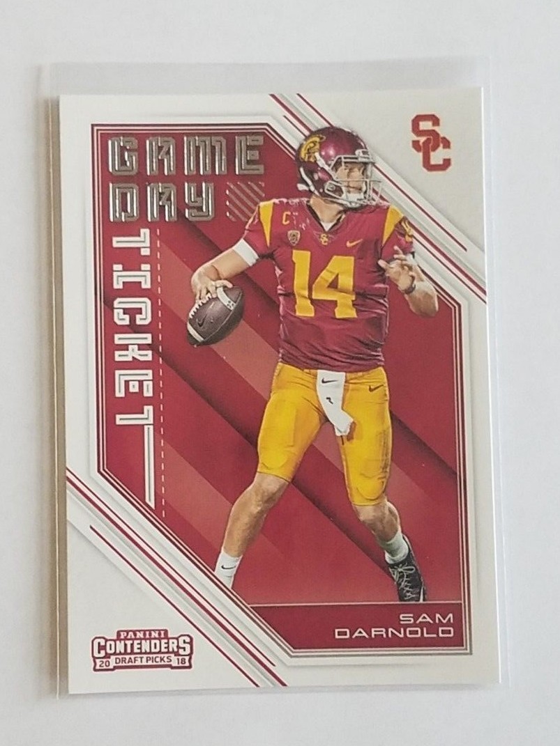2018 PANINI CONTENDERS DRAFT PICKS GAME DAY TICKET SAM DARNOLD#1